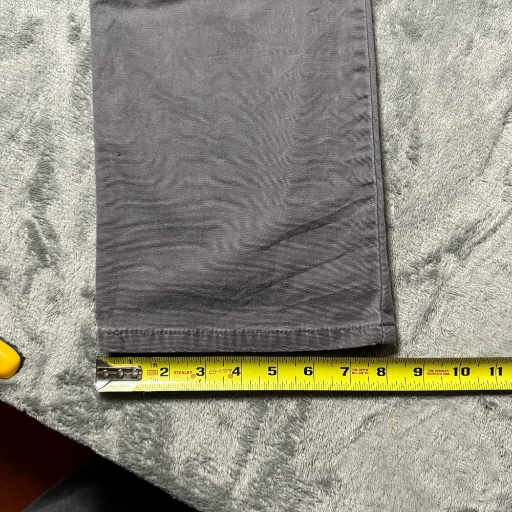 Carhartt‎ Carpenter Gray Workwear Pants Relaxed Fit Size 34x30 Skater Grunge - Picture 10 of 10
